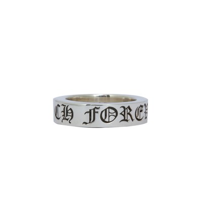CHROME HEARTS SPACER FOREVER SILVER RING 